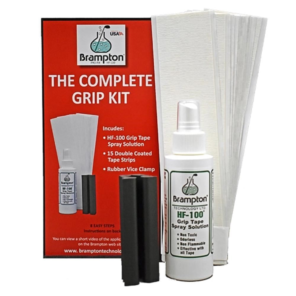 Brampton Complete Grip Kit with tape, solution and rubber clamp