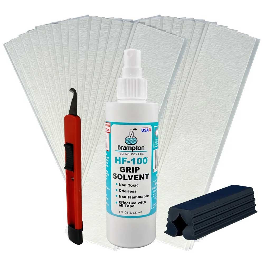 Brampton Ultimate Grip Kit with tape, solution, clamp and hook blade